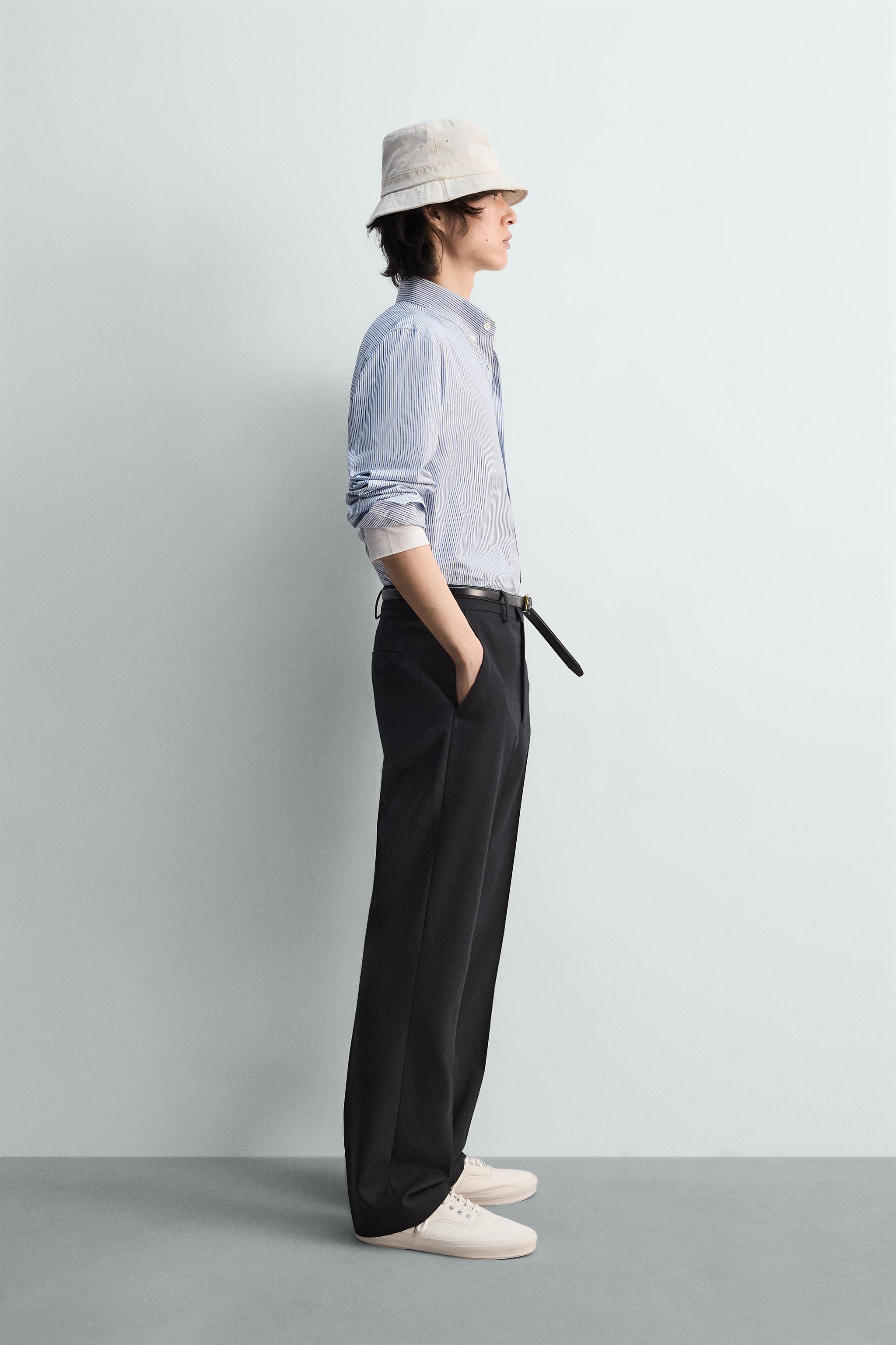 RELAXED FIT STRIPED SHIRT